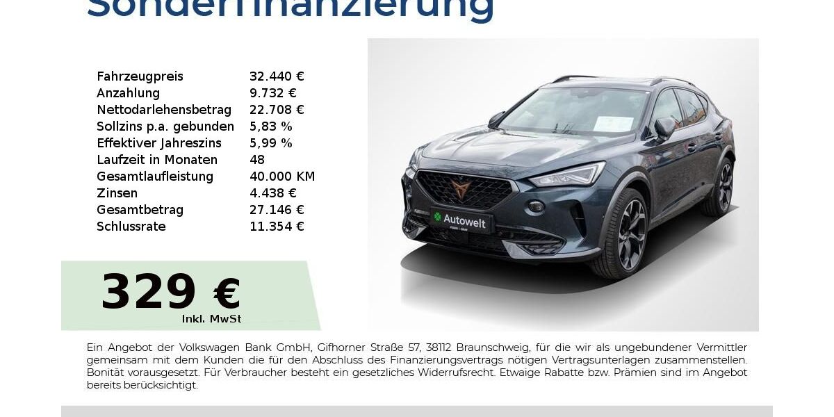 Cupra Formentor 23.550 km 32.440 &euro; Nürnberg 90431