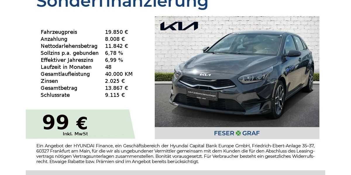 Kia ceed / Ceed 34.577 km 19.750 &euro; Roth 91154