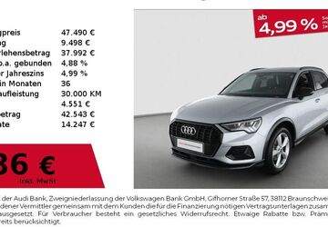 Audi Q3 3.321 km 47.490 &euro; Nürnberg 90441
