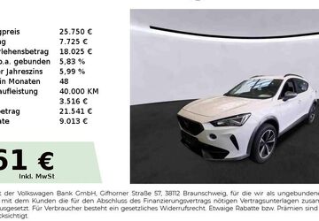 Cupra Formentor 44.550 km 25.750 &euro; Nürnberg 90431