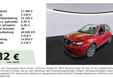 Seat Arona 33.350 km 17.480 &euro; Nürnberg 90431