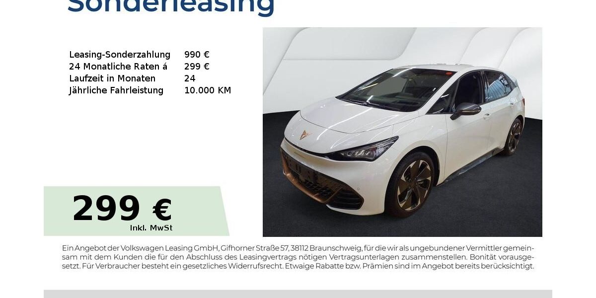 Cupra Born 18.400 km 33.750 &euro; Schwabach 91126