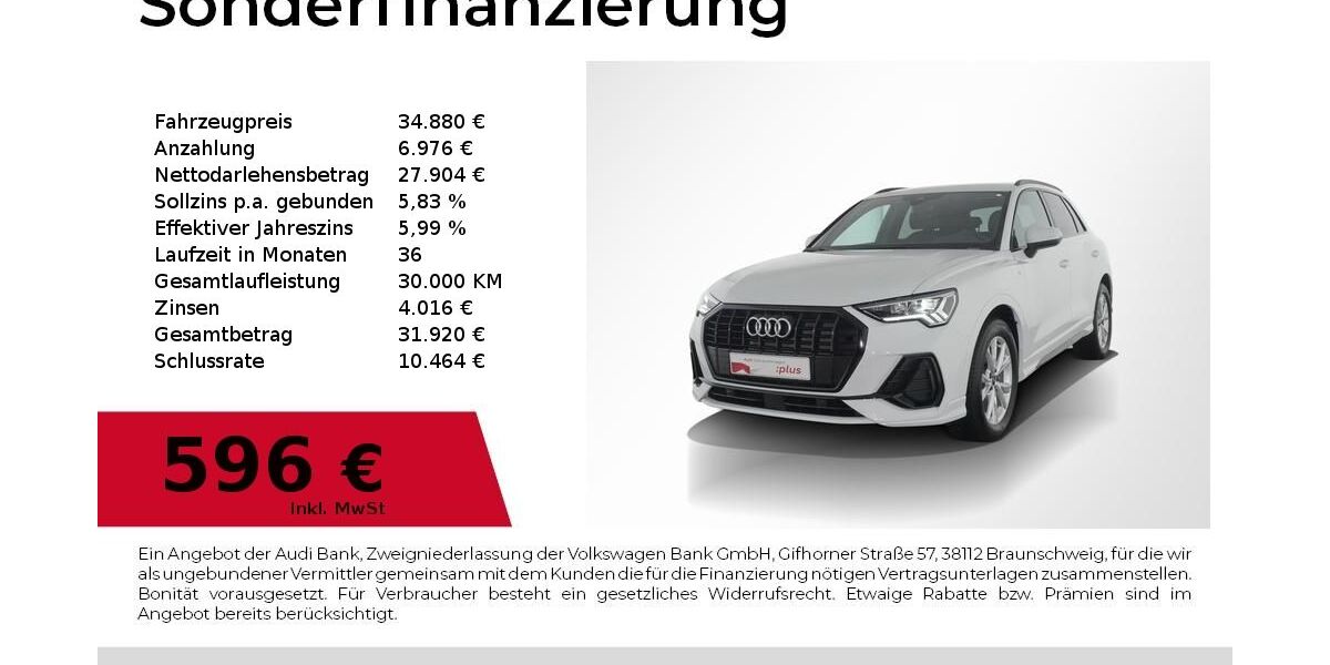 Audi Q3 28.391 km 34.880 &euro; Nürnberg 90441