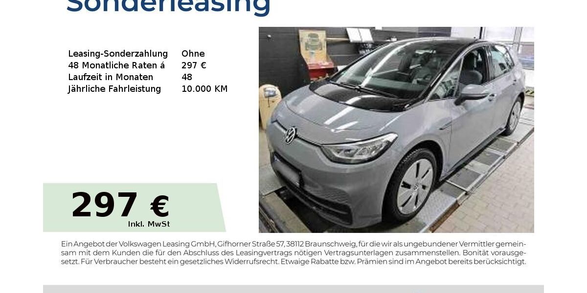 VW ID.3 22.357 km 20.803 &euro; Nürnberg 90411