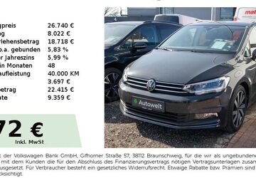 VW Touran 100.550 km 26.740 &euro; Nürnberg 90431