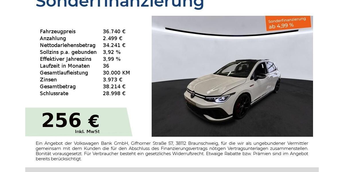 VW Golf 19.999 km 36.740 &euro; Fürth 90763