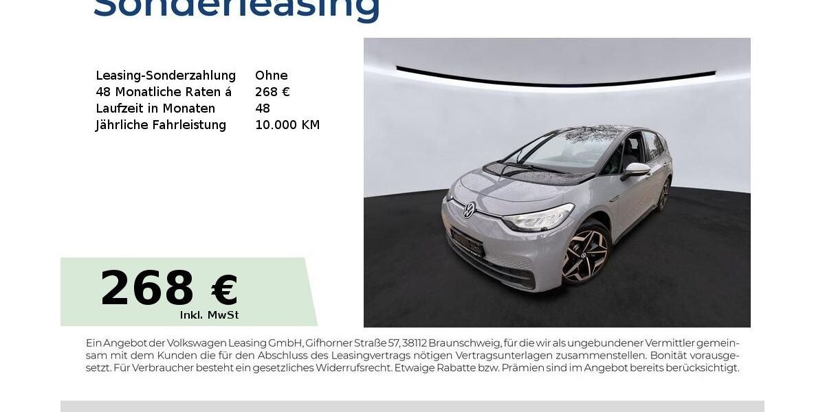 VW ID.3 60.950 km 18.840 &euro; Erlangen 91058