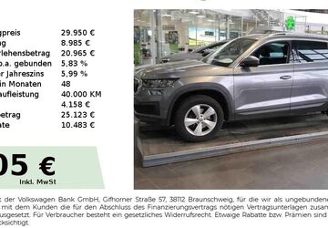 Skoda Kodiaq 104.750 km 29.950 &euro; Nürnberg 90431