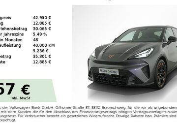 Cupra Raval 9.999 km 42.950 &euro; Nürnberg 90441