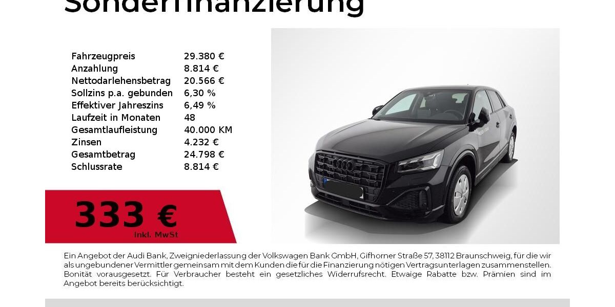 Audi Q2 10.300 km 28.840 &euro; Nürnberg 90411