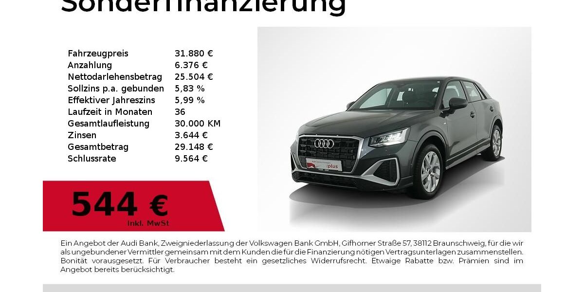 Audi Q2 21.300 km 30.440 &euro; Nürnberg 90441
