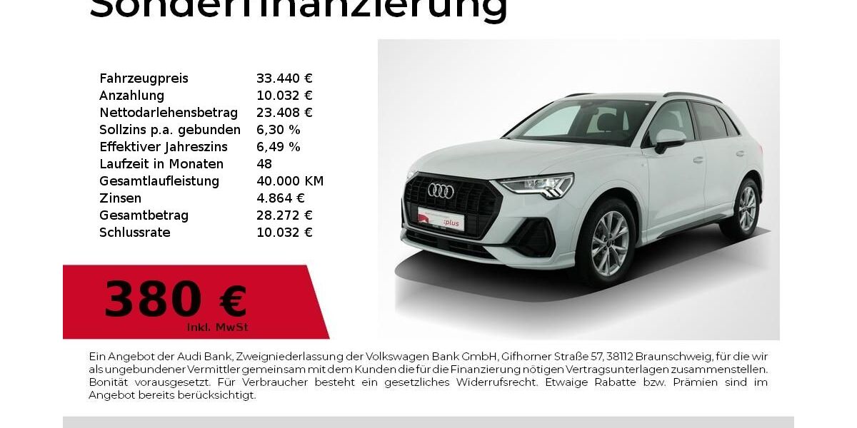 Audi Q3 15.800 km 33.440 &euro; Nürnberg 90411