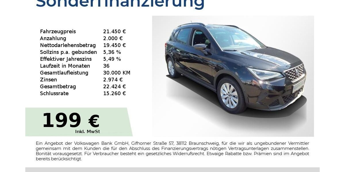 Seat Arona 14.450 km 21.450 &euro; Lauf an der Pegnitz 91207