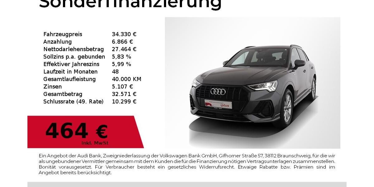 Audi Q3 34.999 km 31.840 &euro; Nürnberg 90441