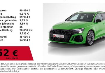 Audi RS3 38.550 km 49.880 &euro; Nürnberg 90441
