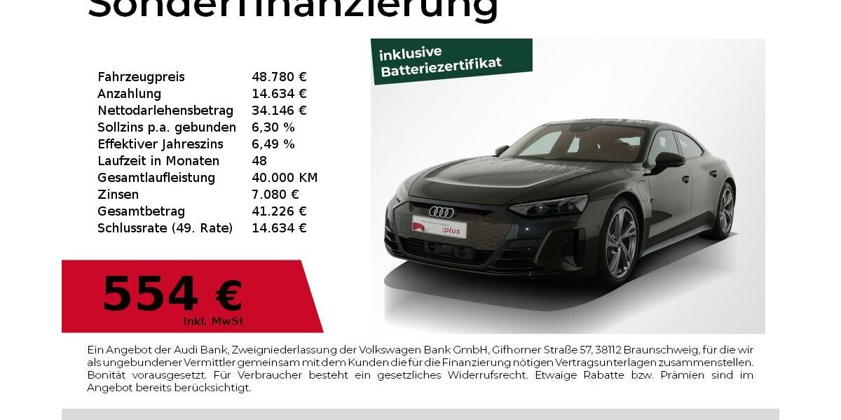 Audi e-tron GT 69.500 km 46.840 &euro; Nürnberg 90411