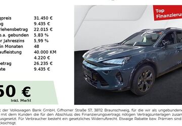 Cupra Formentor 18.450 km 31.450 &euro; Nürnberg 90441