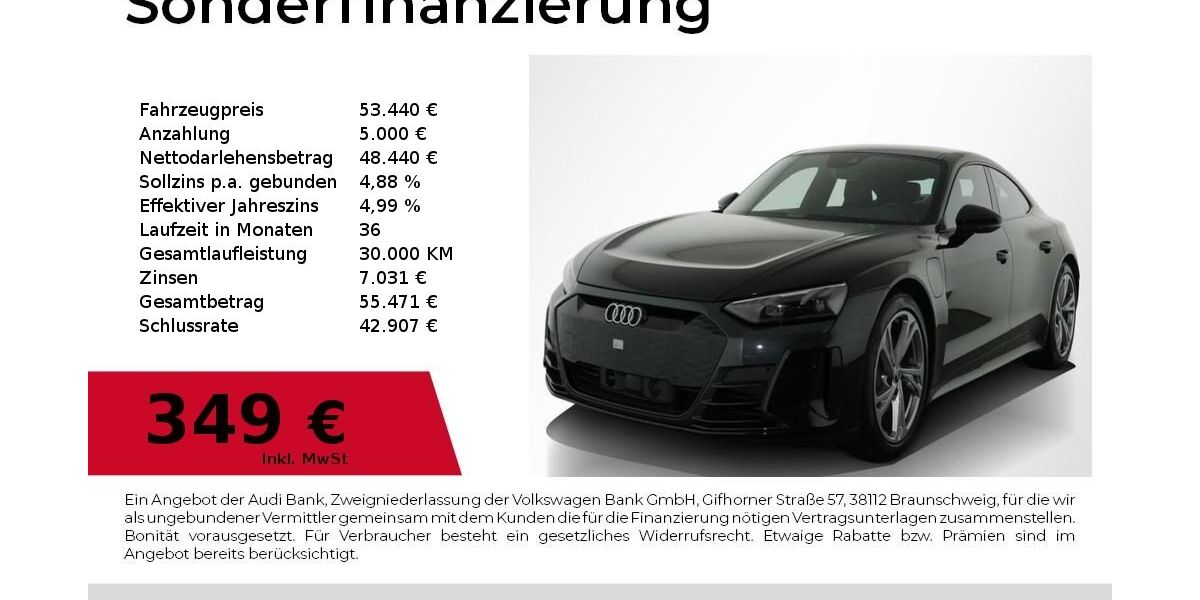 Audi e-tron GT 20.500 km 53.440 &euro; Lauf an der Pegnitz 91207