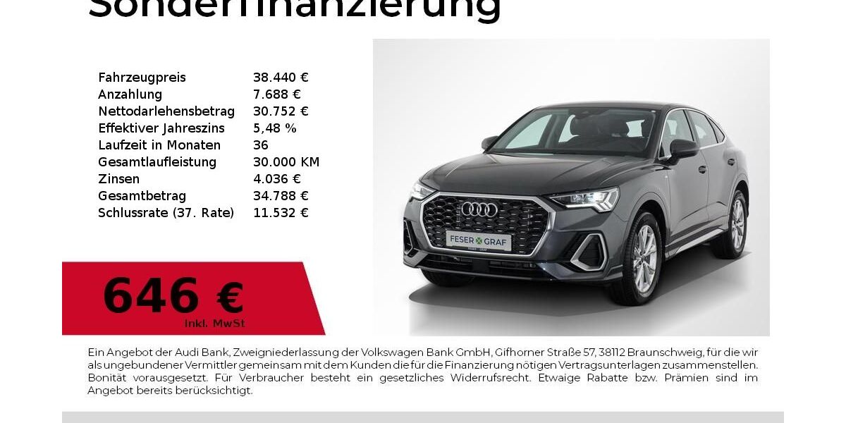 Audi Q3 8.450 km 36.880 &euro; Nürnberg 90441