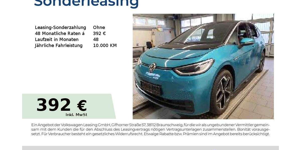 VW ID.3 22.939 km 29.904 &euro; Nürnberg 90411