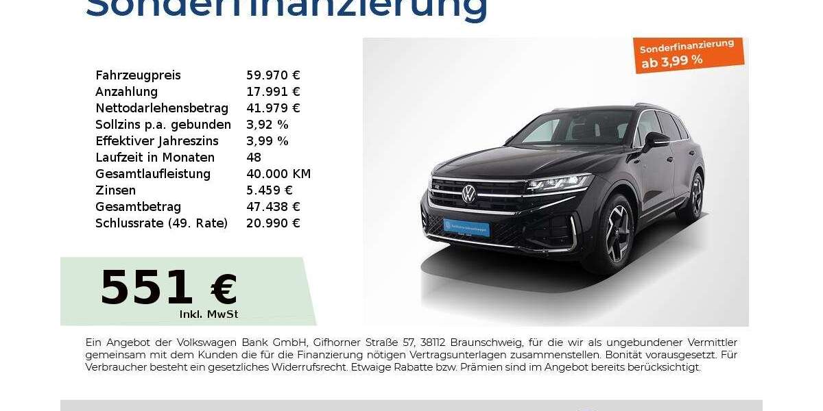 VW Touareg 22.500 km 59.970 &euro; Nürnberg 90441