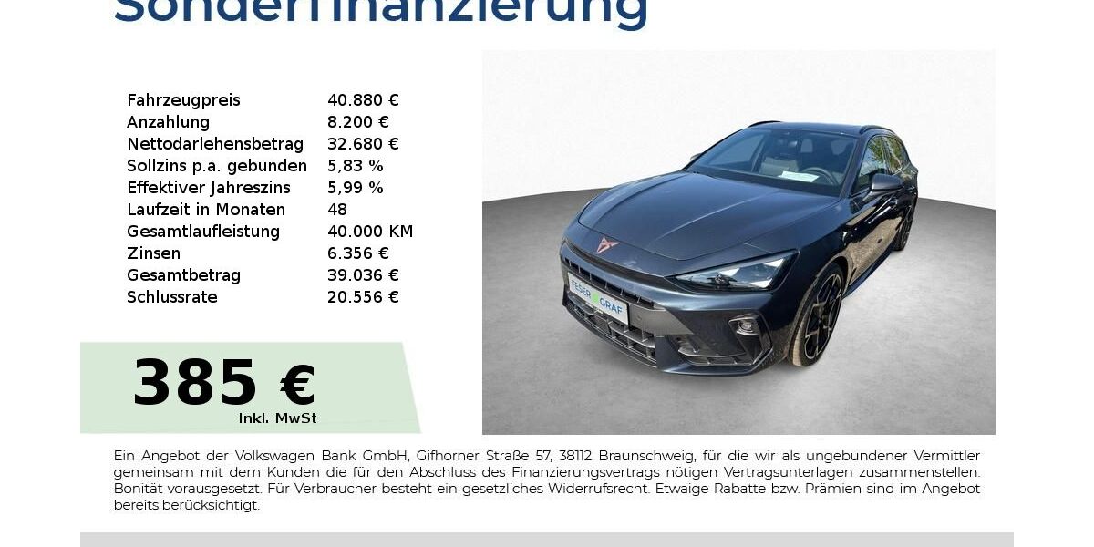 Cupra Leon 12.900 km 34.950 &euro; Schwabach 91126