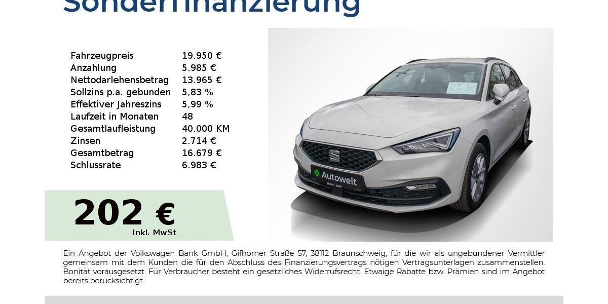 Seat Leon 72.850 km 19.740 &euro; Nürnberg 90431