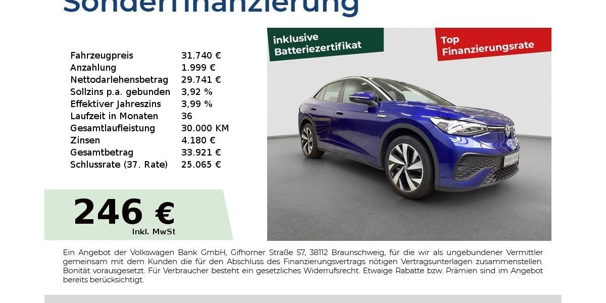 VW ID.5 16.074 km 30.490 &euro; Fürth 90763