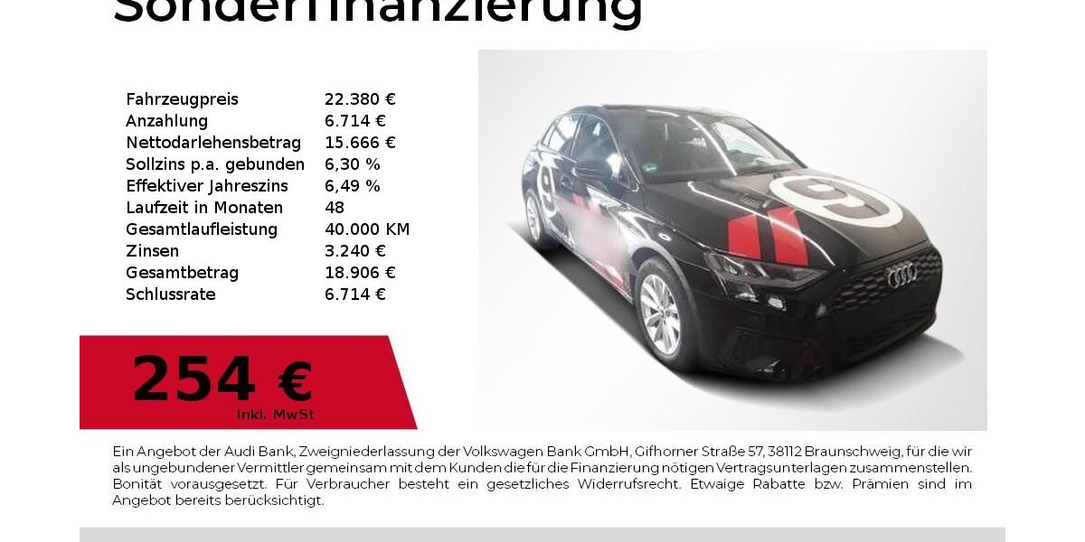 Audi A3 75.500 km 22.380 &euro; Nürnberg 90411