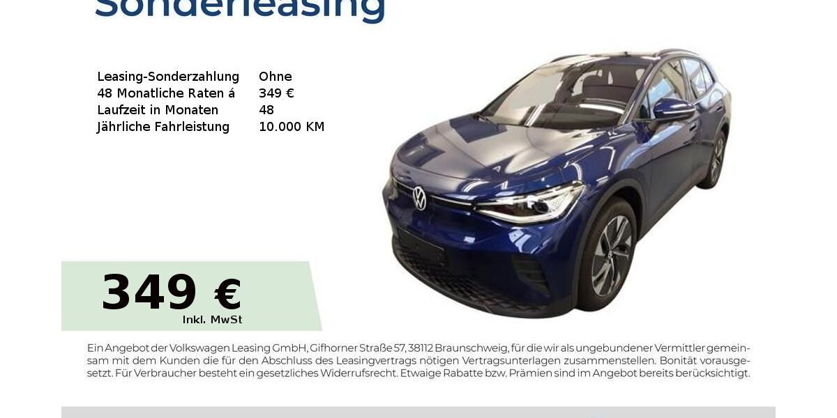 VW ID.4 2.200 km 35.204 &euro; Nürnberg 90411