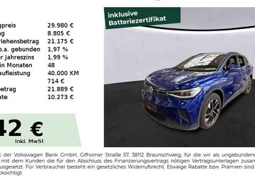 VW ID.4 59.050 km 29.980 &euro; Nürnberg 90431