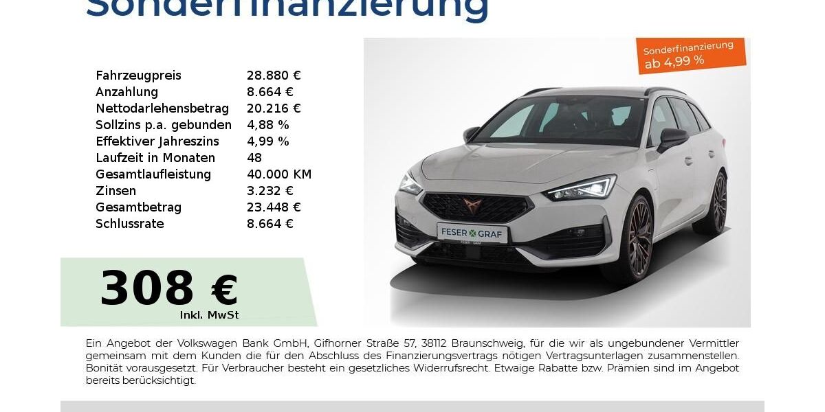 Cupra Leon 29.250 km 27.880 &euro; Nürnberg 90441