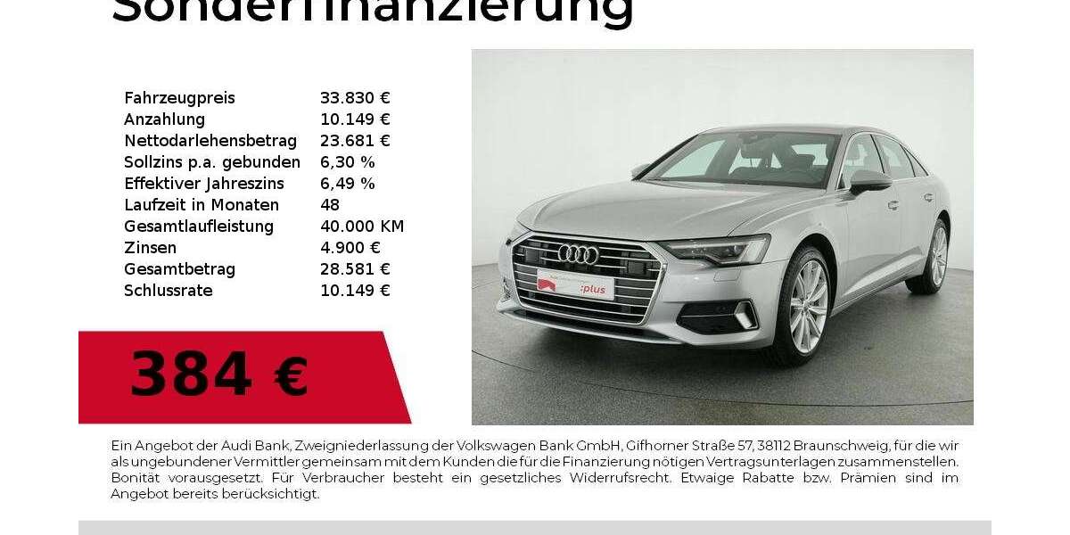 Audi A6 62.300 km 33.830 &euro; Nürnberg 90411