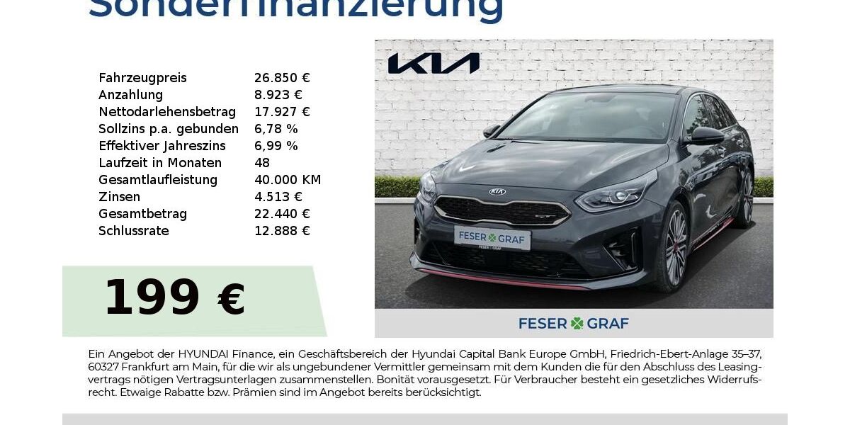 Kia pro ceed / ProCeed 56.212 km 26.850 &euro; Roth 91154