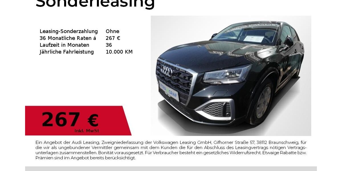 Audi Q2 9.833 km 27.444 &euro; Erlangen 91058