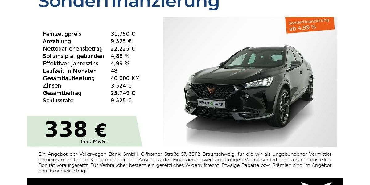 Cupra Formentor 13.950 km 31.450 &euro; Nürnberg 90441