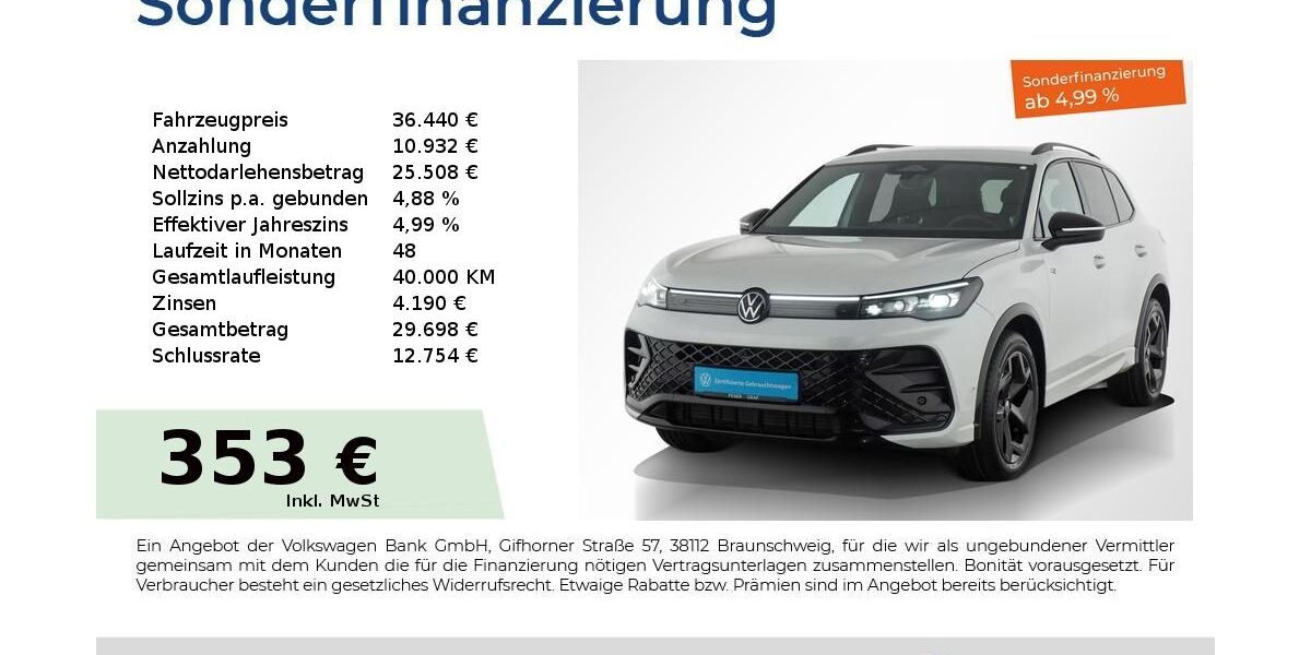 VW Tiguan 44.950 km 36.440 &euro; Nürnberg 90441