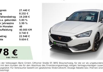 Cupra Leon 66.150 km 26.940 &euro; Nürnberg 90431