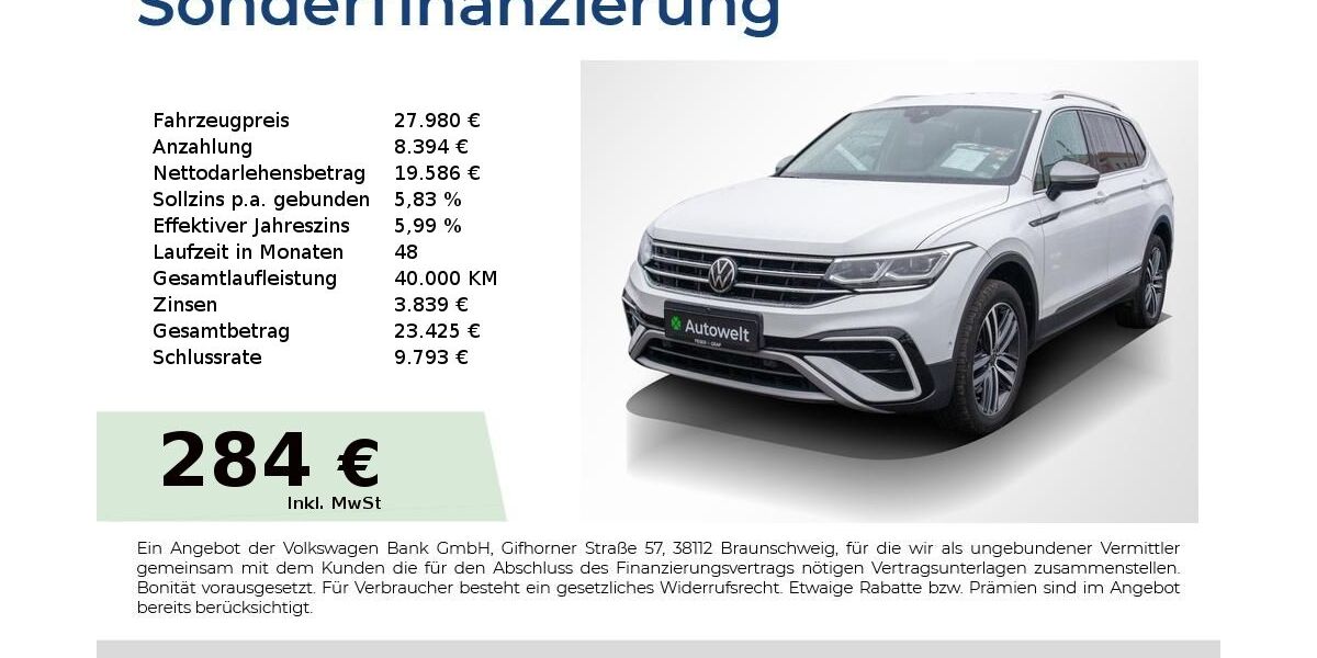 VW Tiguan Allspace 136.350 km 27.440 &euro; Nürnberg 90431