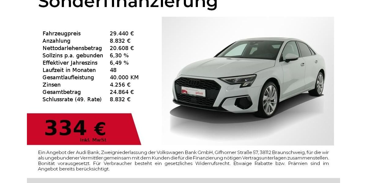 Audi A3 55.800 km 25.970 &euro; Nürnberg 90411