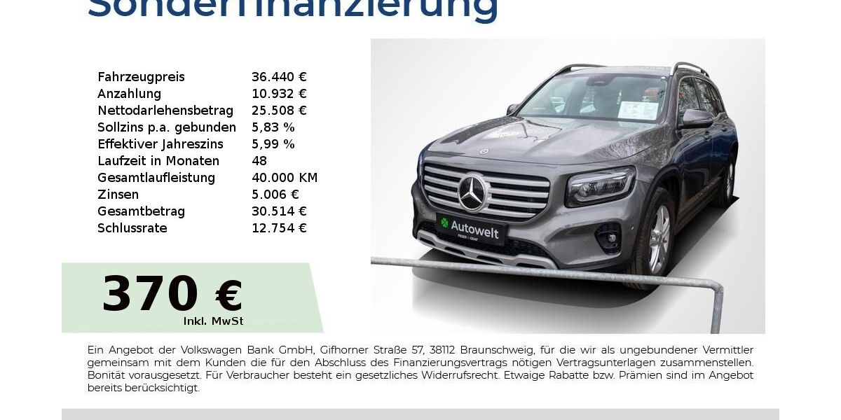 Mercedes-Benz GLB 200 20.150 km 35.890 &euro; Nürnberg 90431