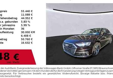 Audi A8 39.999 km 55.440 &euro; Nürnberg 90441