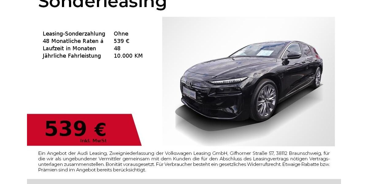 Audi A6 e-tron 7.434 km 52.990 &euro; Erlangen 91058