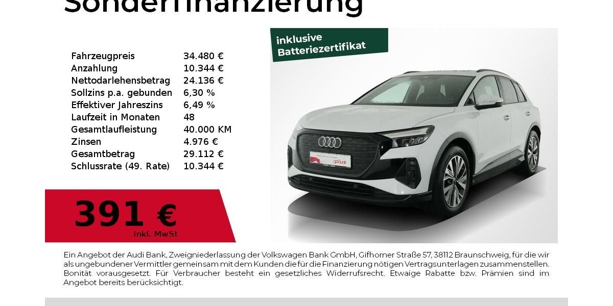 Audi Q4 e-tron 69.500 km 33.780 &euro; Nürnberg 90411