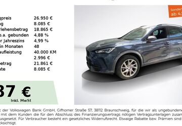 Cupra Formentor 40.350 km 26.950 &euro; Nürnberg 90441