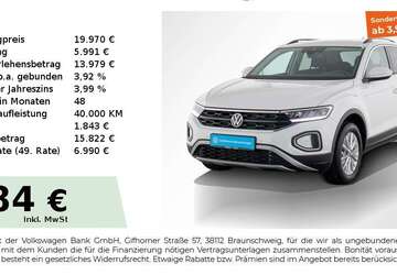 VW T-Roc 25.150 km 19.970 &euro; Nürnberg 90441