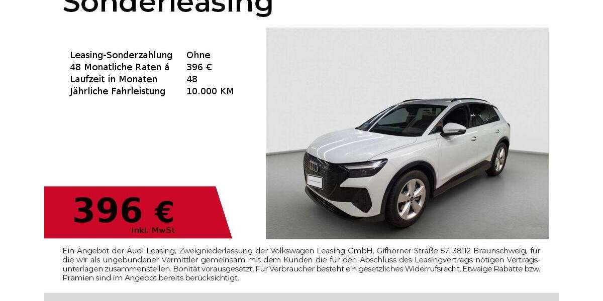 Audi Q4 e-tron 8.810 km 42.900 &euro; Erlangen 91058