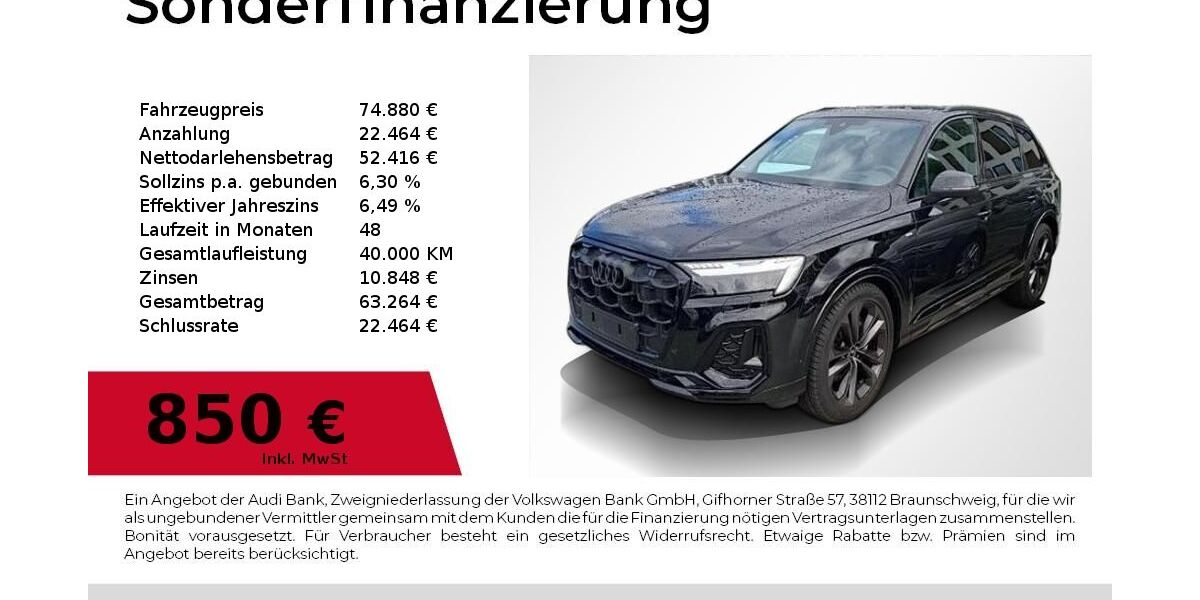 Audi Q7 12.300 km 74.880 &euro; Nürnberg 90411