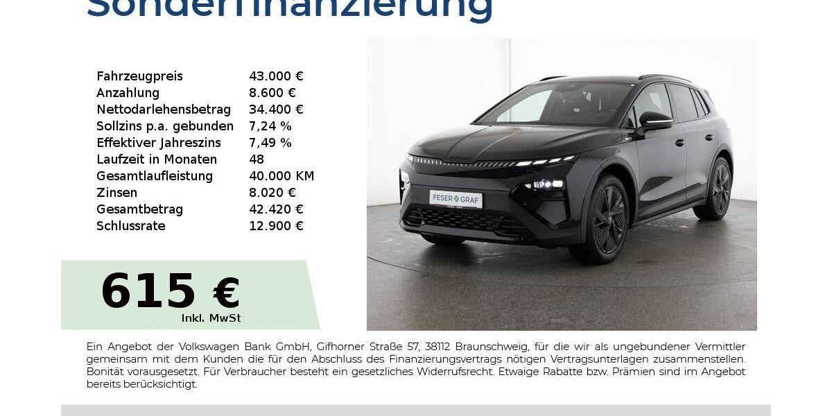 Skoda Elroq 9.900 km 52.670 &euro; Nürnberg 90441