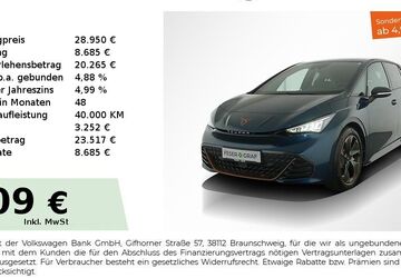 Cupra Born 6.950 km 28.950 &euro; Nürnberg 90441